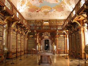Melk Abbey Library, courtesy Wikimedia Commons